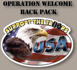 Operation Welcome Back Pack link and logo